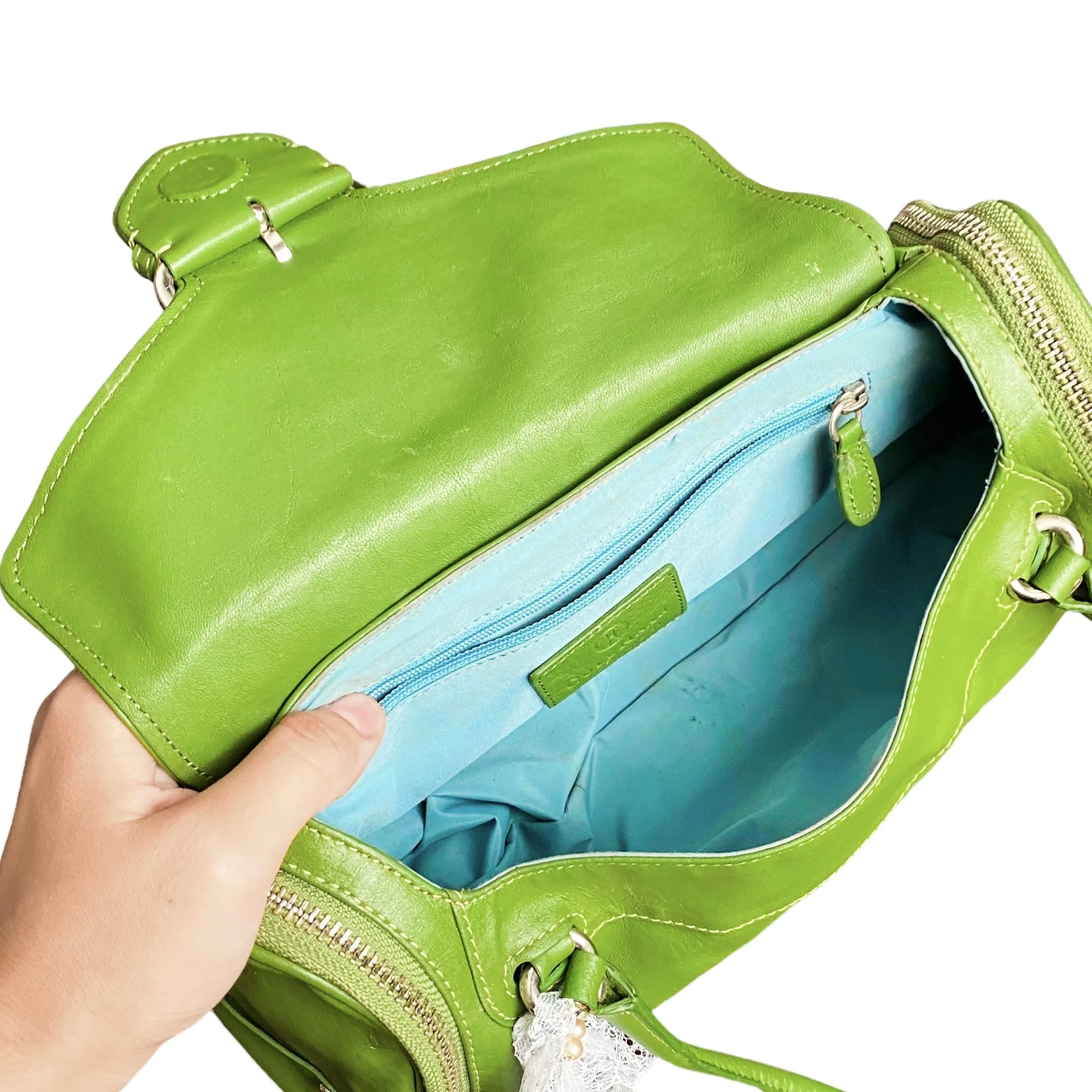 2000s Custom Reworked Barrel Bag