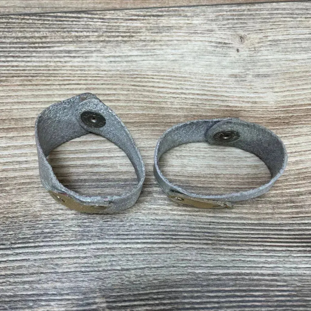 2pc Half a Heart Leather Friendship Bracelets