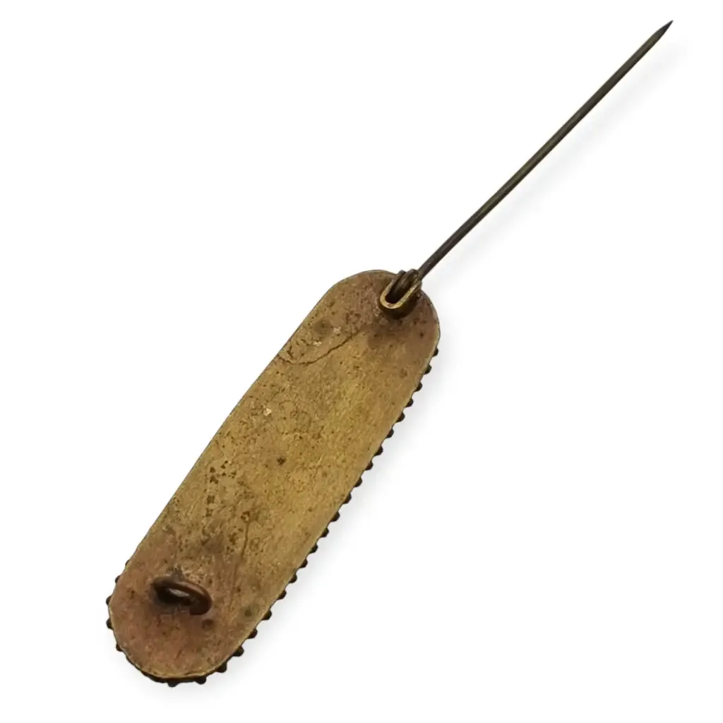 Antique Italian micromosaic brooch, floral design in enamelled glass, 1940.