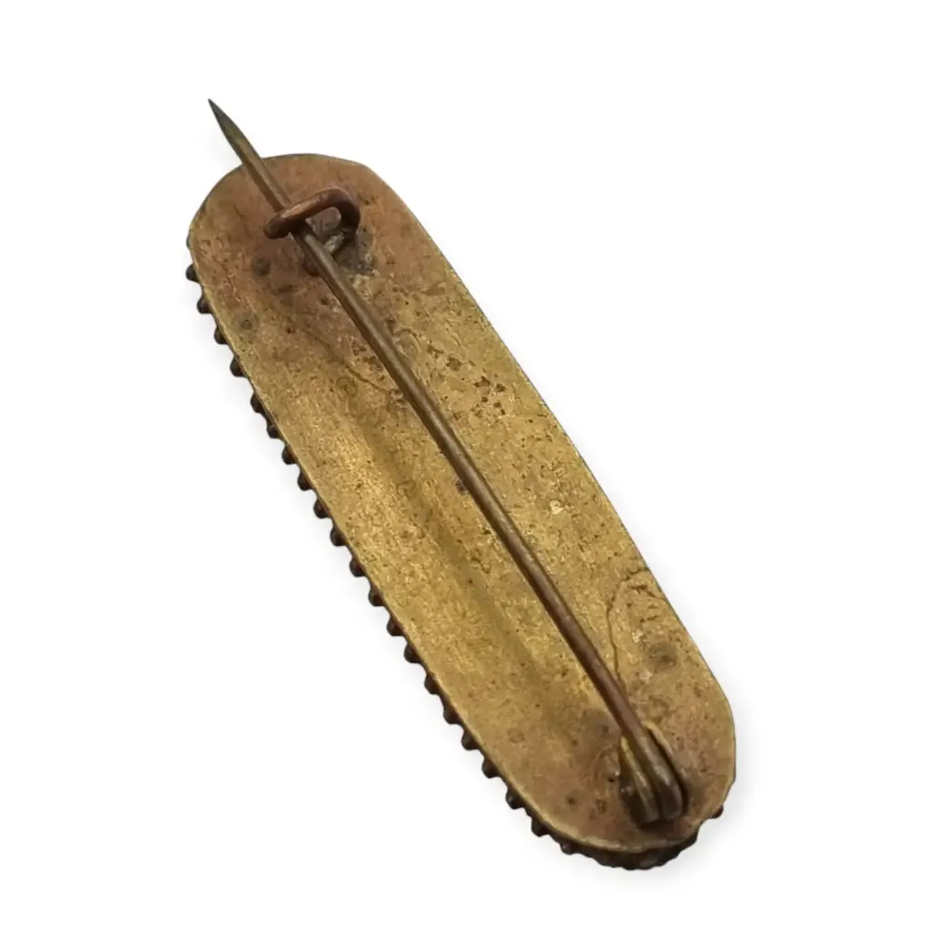 Antique Italian micromosaic brooch, floral design in enamelled glass, 1940.