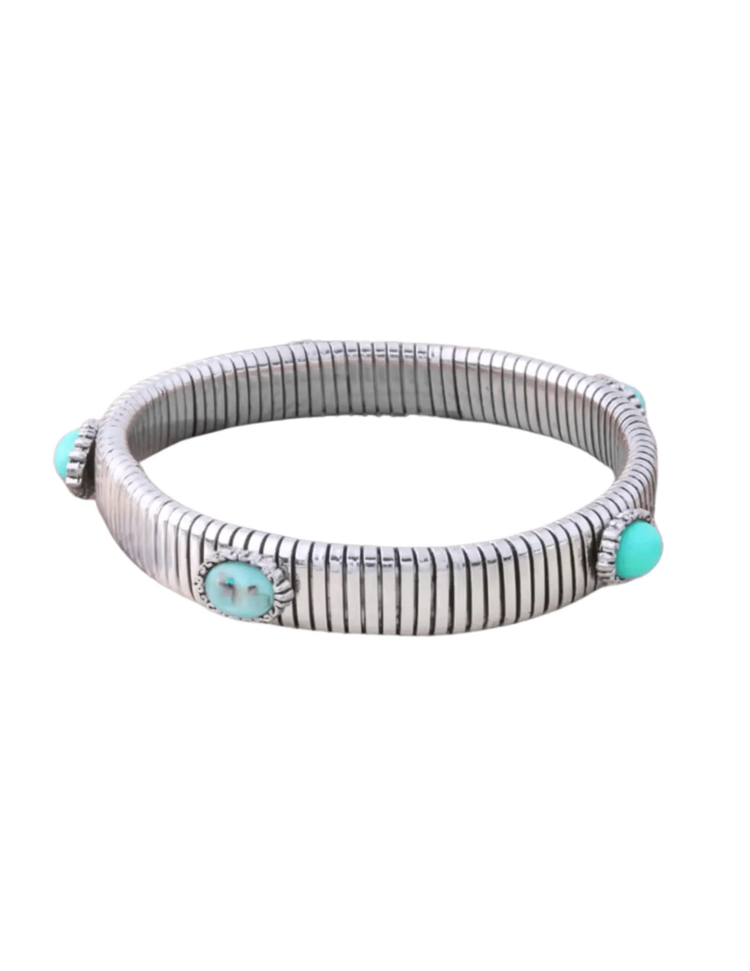Austin Blaze Mini Stretch Stone Metallic Bracelet