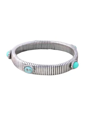 Austin Blaze Mini Stretch Stone Metallic Bracelet