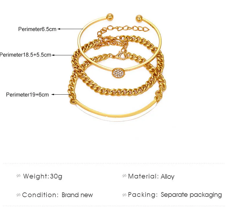 B844 - Korean Layered Bracelet