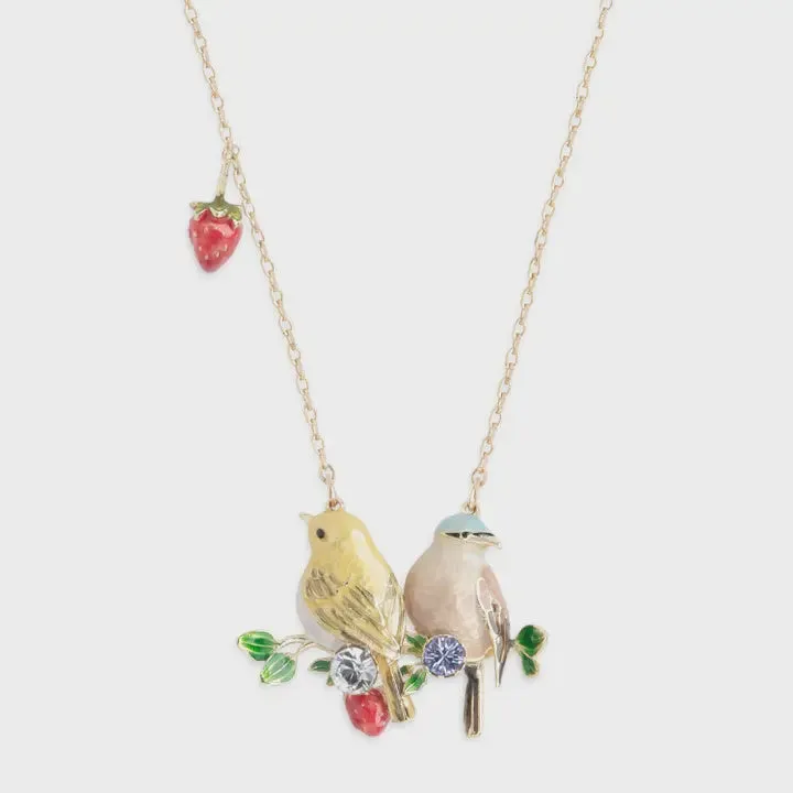 Bill Skinner Goldcrest and Coal Tit Feathered Companions Pendant