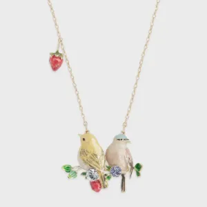 Bill Skinner Goldcrest and Coal Tit Feathered Companions Pendant