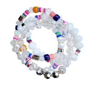 Bracelet Stack - White