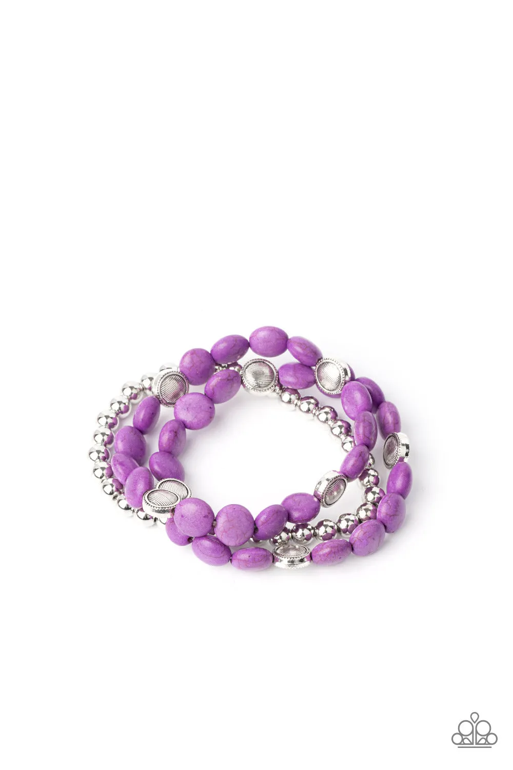 Bracelets Desert Verbena - Purple B92