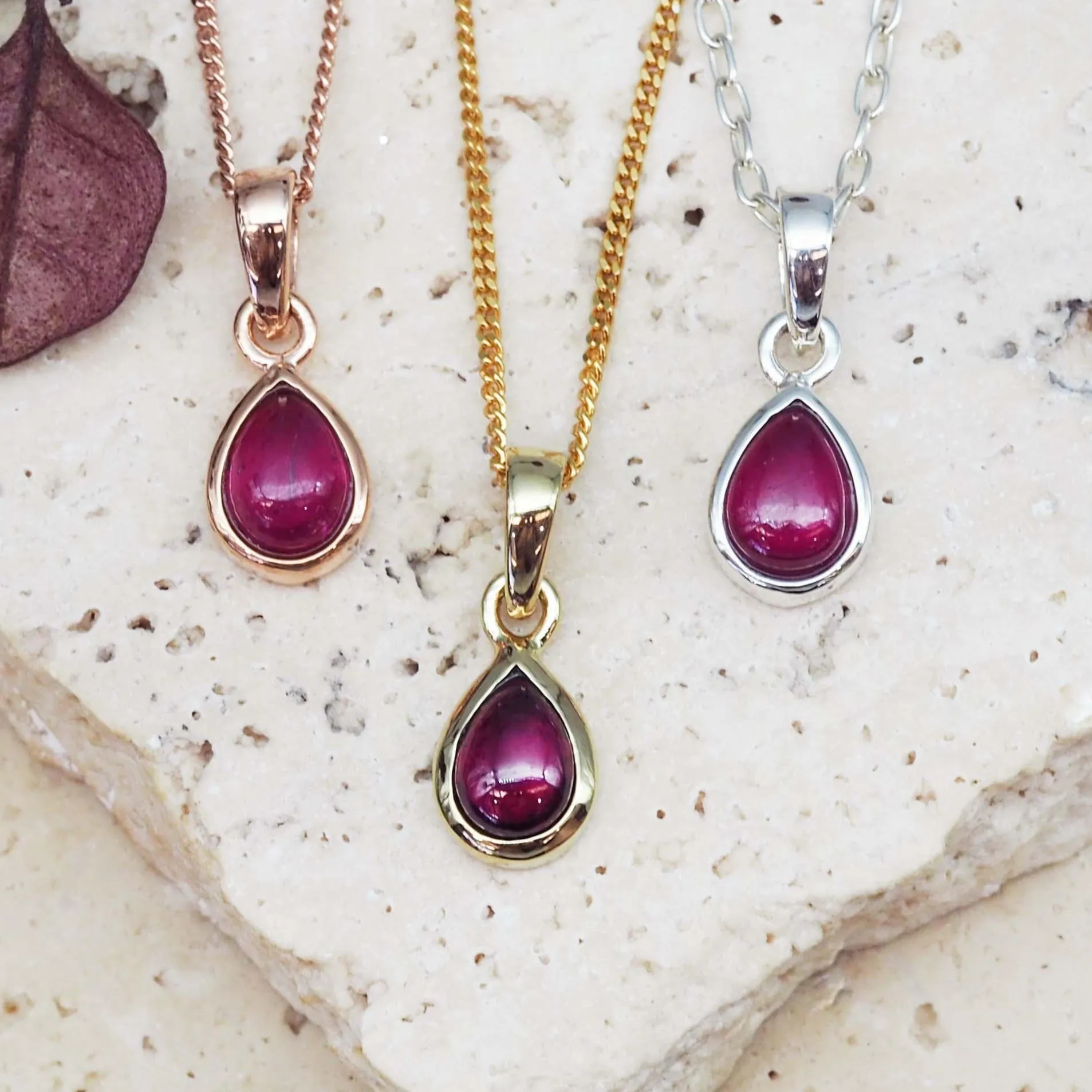 Cancer Star Sign July Birthstone Necklace