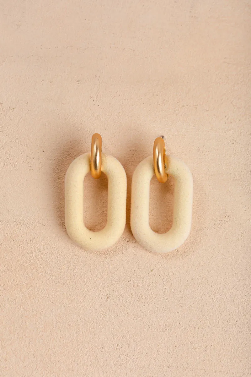 Cecilia Velvet Linked Post Earrings