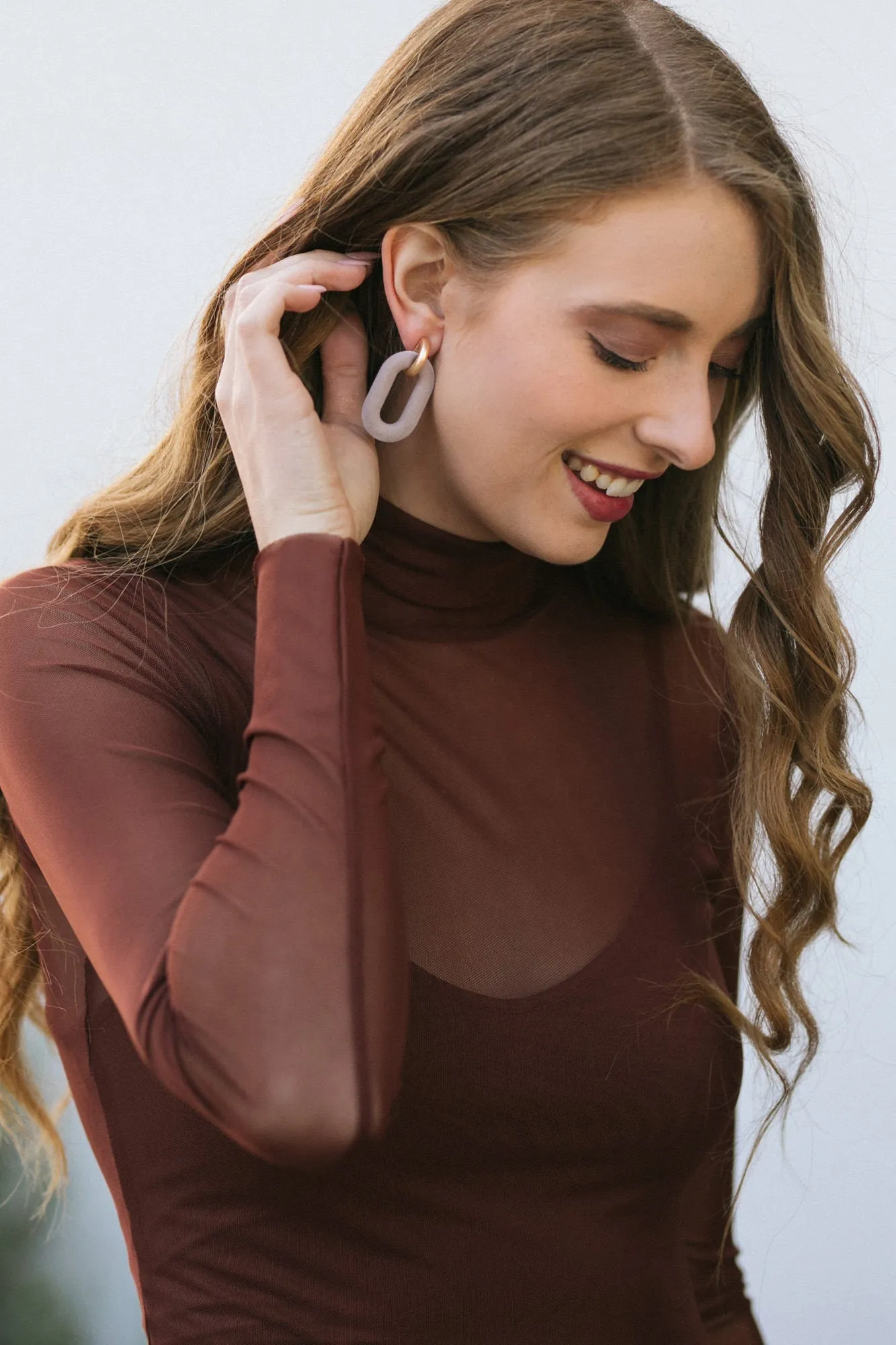 Cecilia Velvet Linked Post Earrings