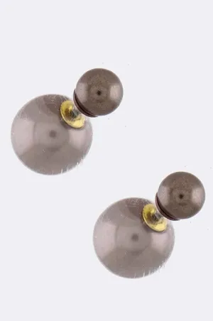Chocolate Double-Sided Earrings