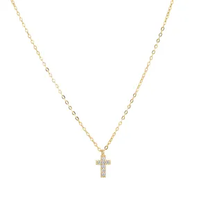 CZ Cross Necklace