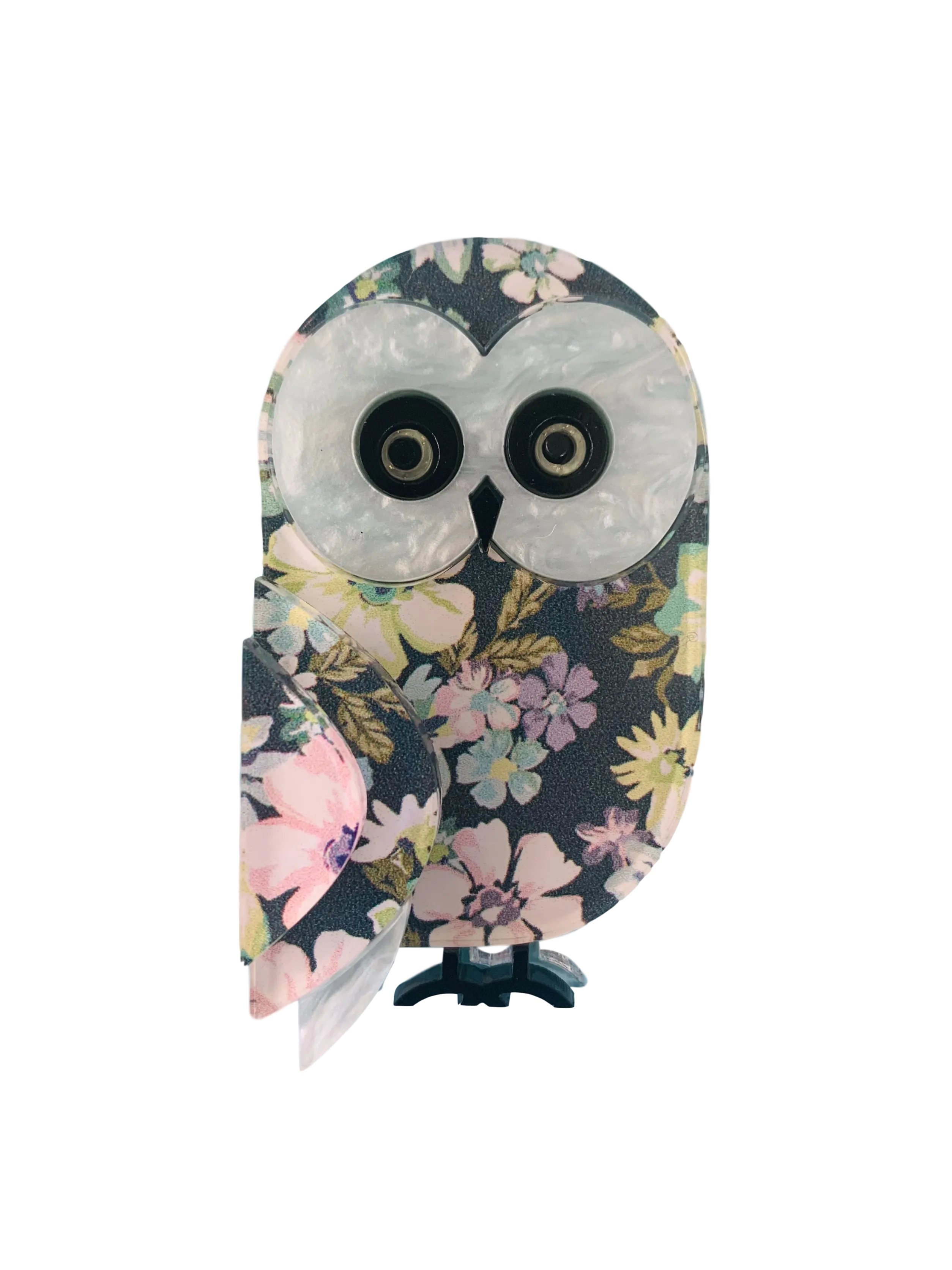 Emma the barn owl  - Brooch