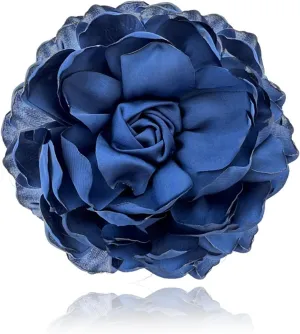 Flower Pins for Clothes Fabric Large Flower Brooches for Women Statement Rose Flower Lapel Pin for Wedding Party Banquet Wedding Guest Dresses Suit Accessories