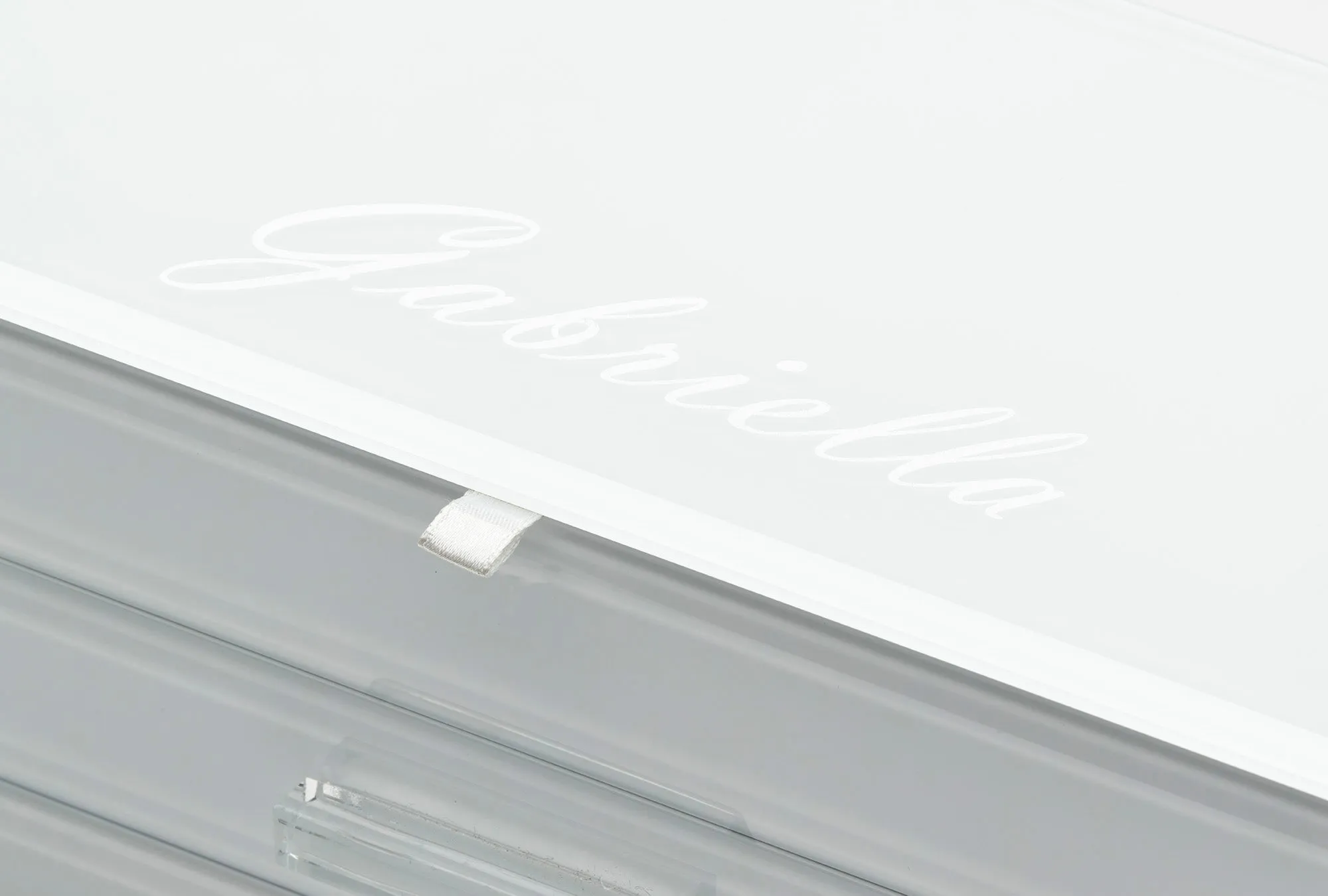 GABRIELLA White XL Jewellery Box