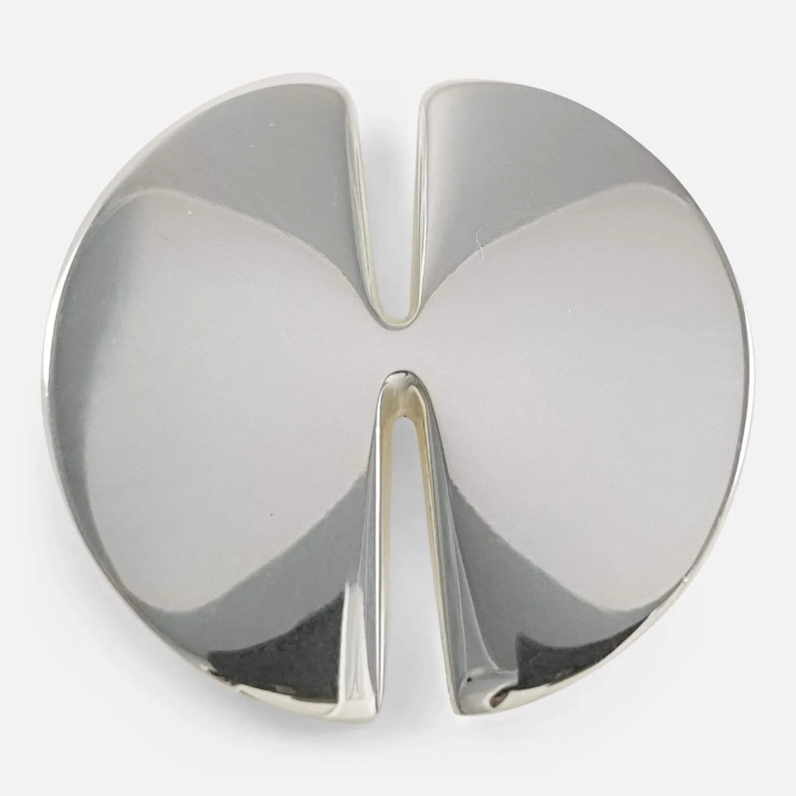 Georg Jensen Danish Silver Brooch, #337B, 1966