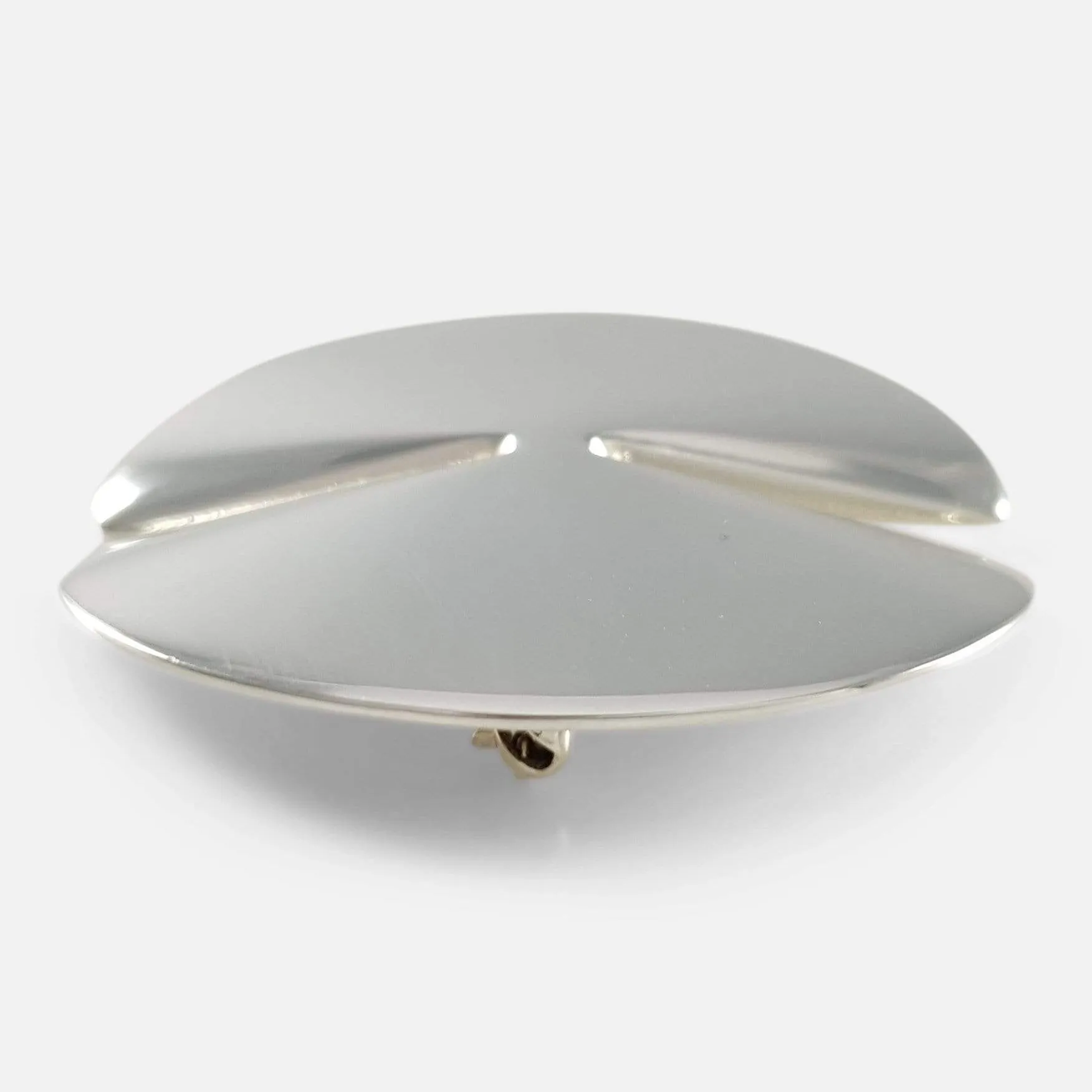 Georg Jensen Danish Silver Brooch, #337B, 1966
