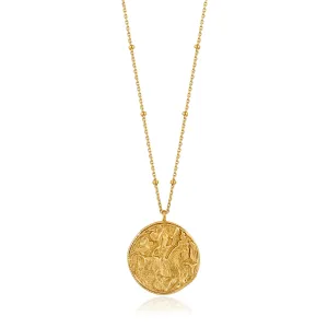 Gold Greek Warrior Necklace