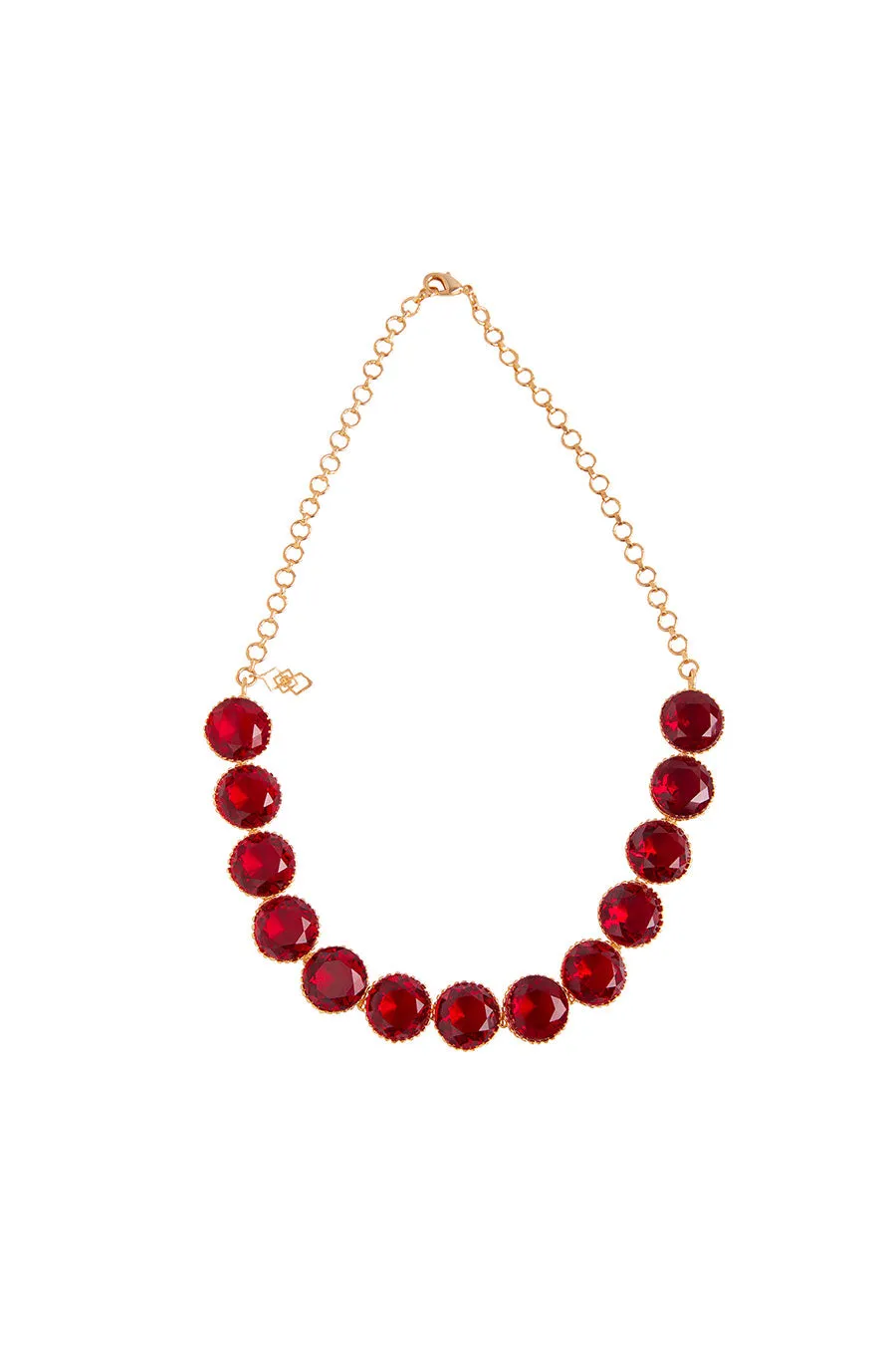 Gold Plated Ruby Choker