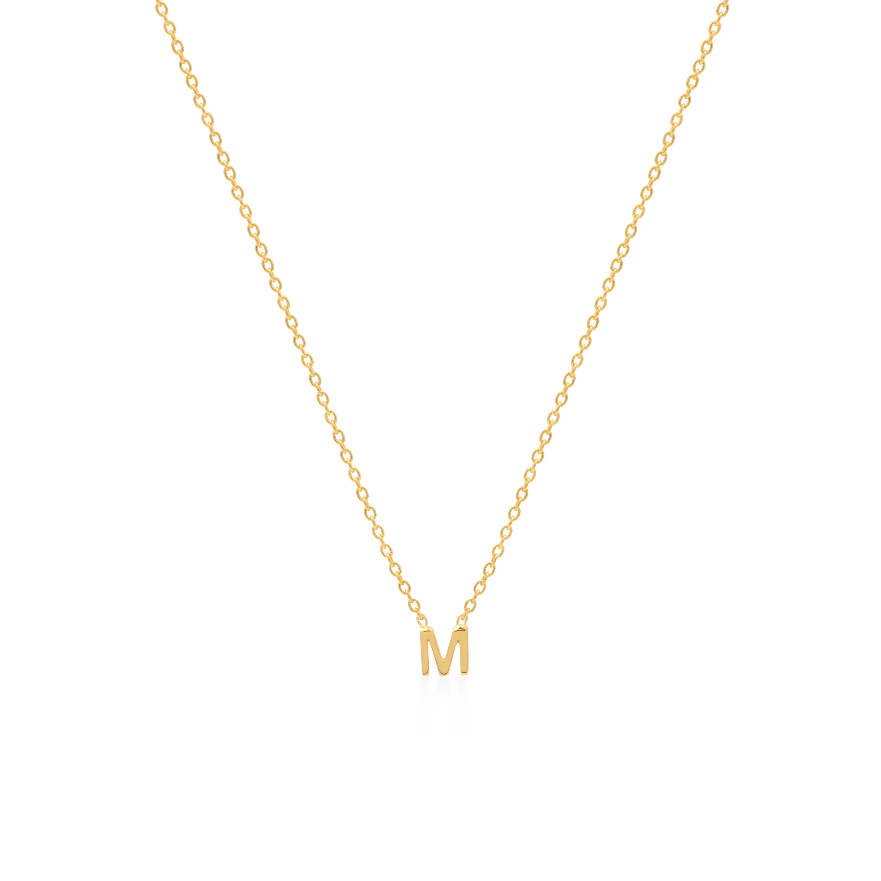 INITIAL NECKLACES SILVER/GOLD