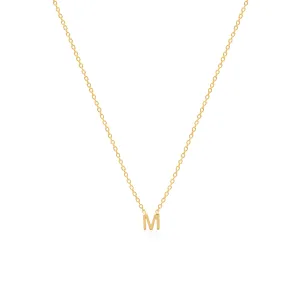 INITIAL NECKLACES SILVER/GOLD