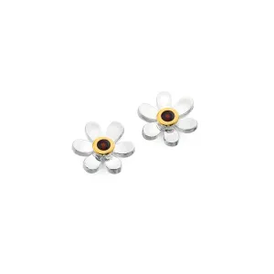 July birthstone daisy studs