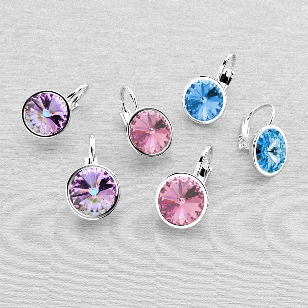 Kassandra Crystal Drop Earrings Embellished With SWAROVSKI Crystals