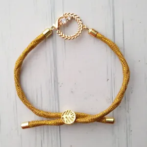 Kelly Dolphin Reserve Metallic Corded Slider Bracelet