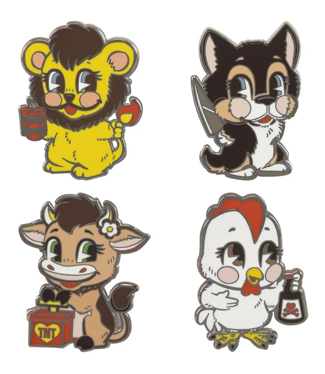 Killer Lion Enamel Pin / Brooch