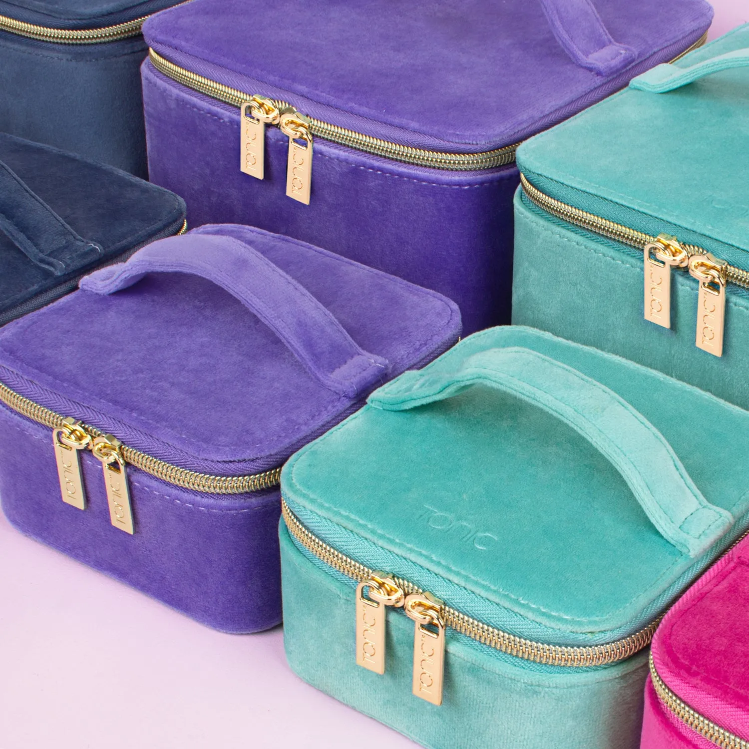Large Jewellery Cube - Luxe Velvet Iris