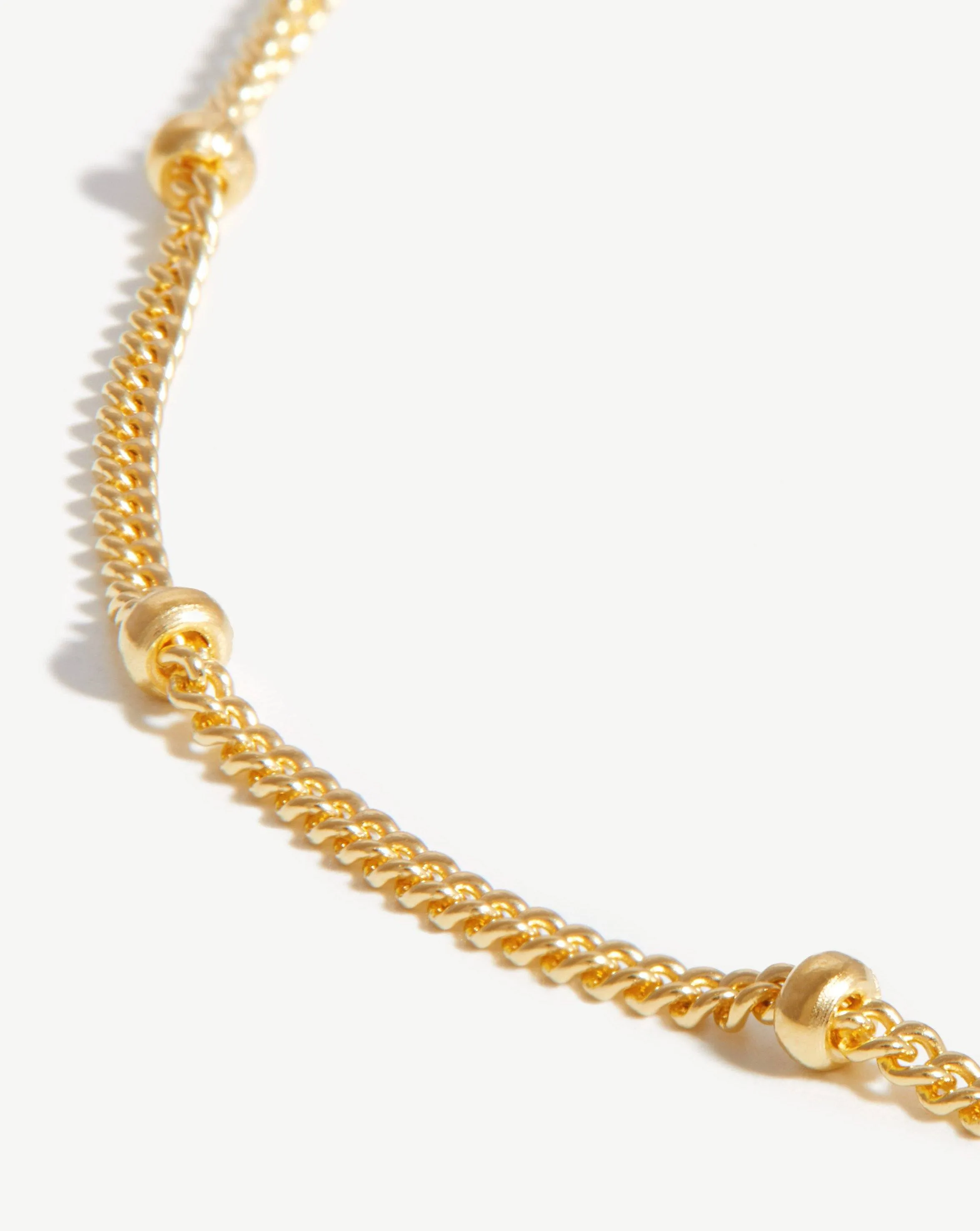 Long Bobble Chain Necklace