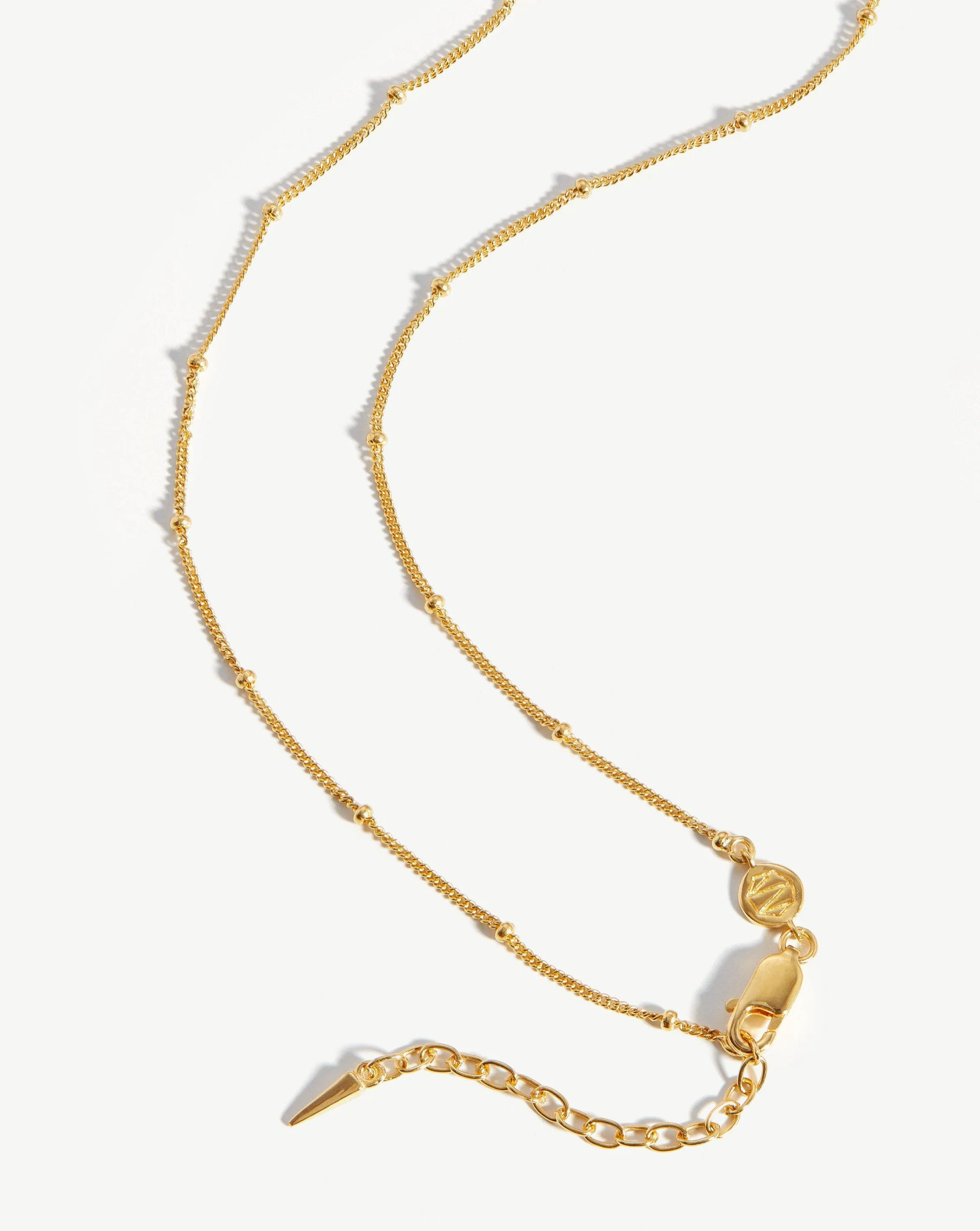Long Bobble Chain Necklace