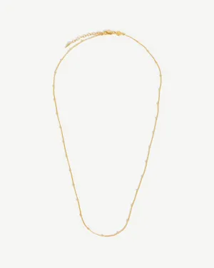 Long Bobble Chain Necklace