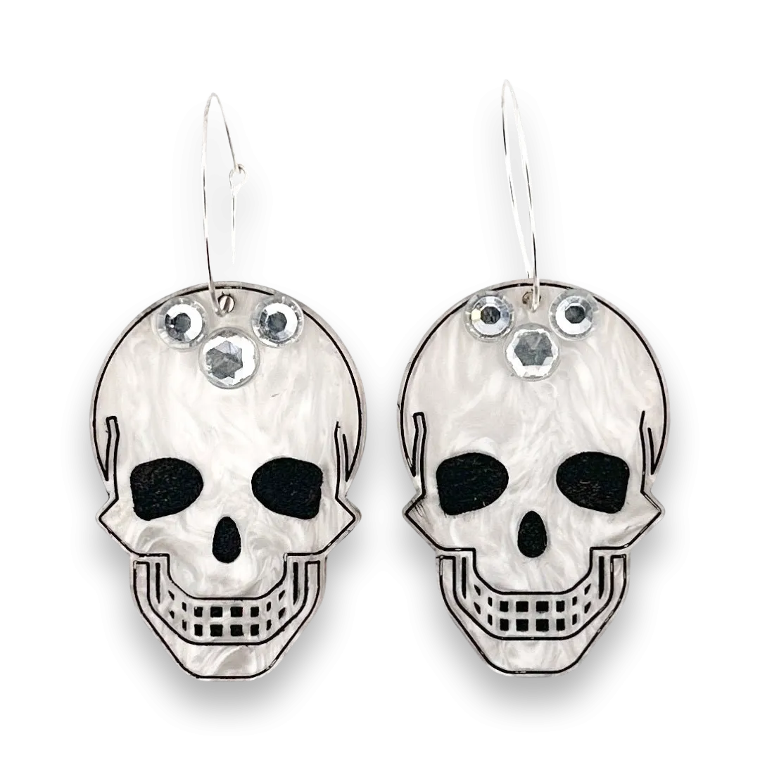 Lydia skull 💀 - earrings - Set of 2