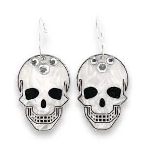 Lydia skull 💀 - earrings - Set of 2