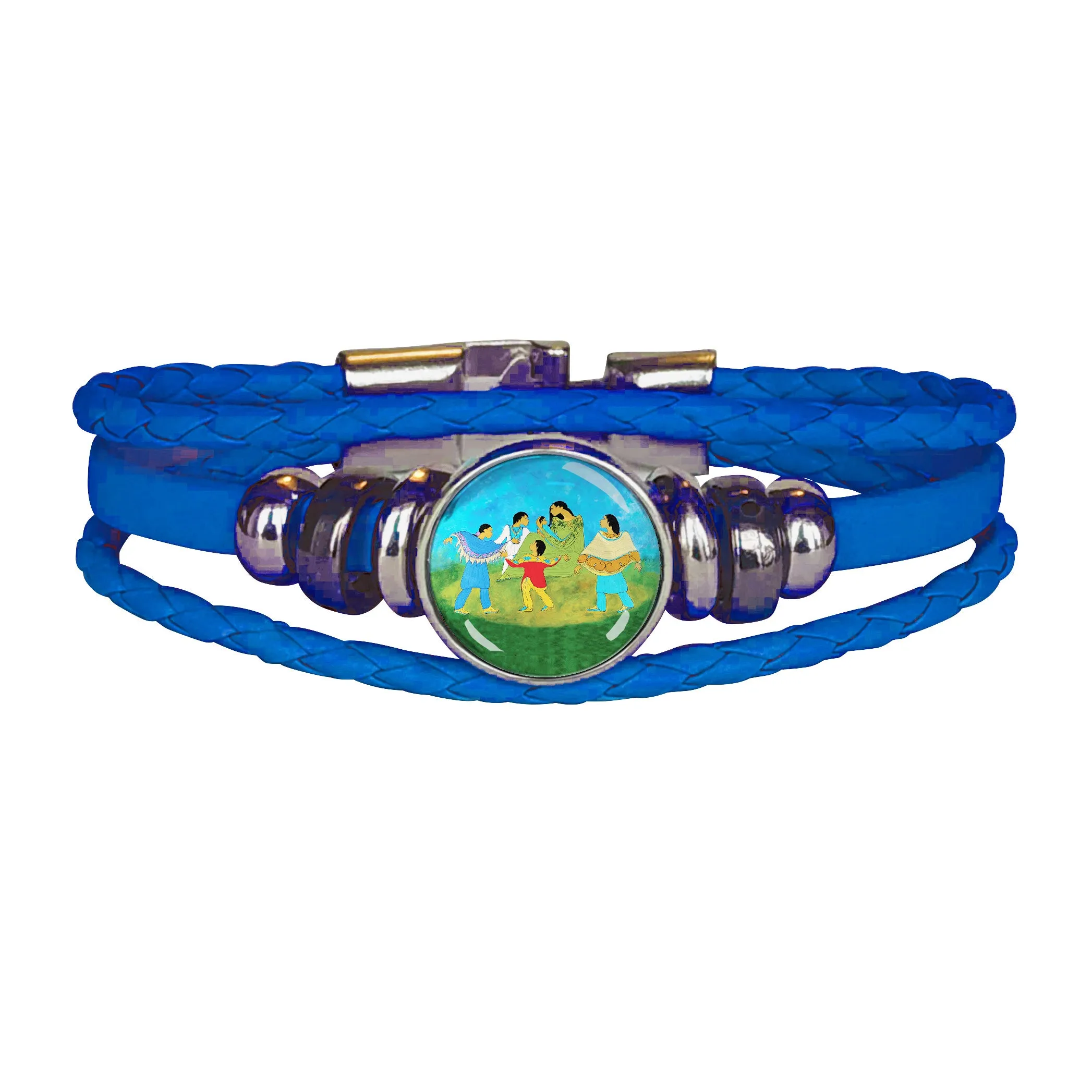 Maxine Noel Family Circle Leatherette Bracelet