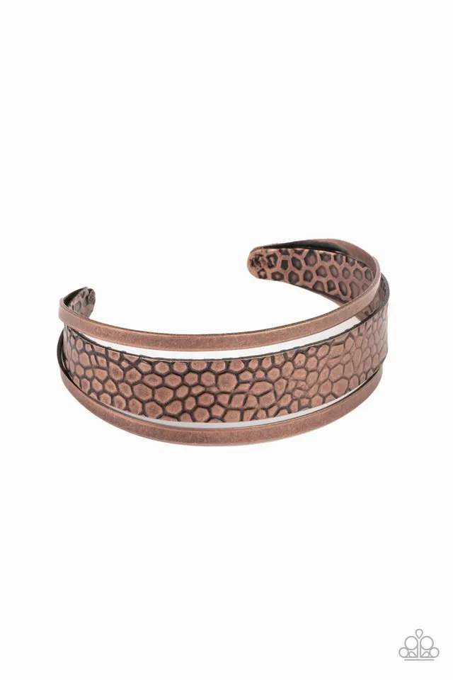 Paparazzi Bracelet ~ Jungle Jingle - Copper