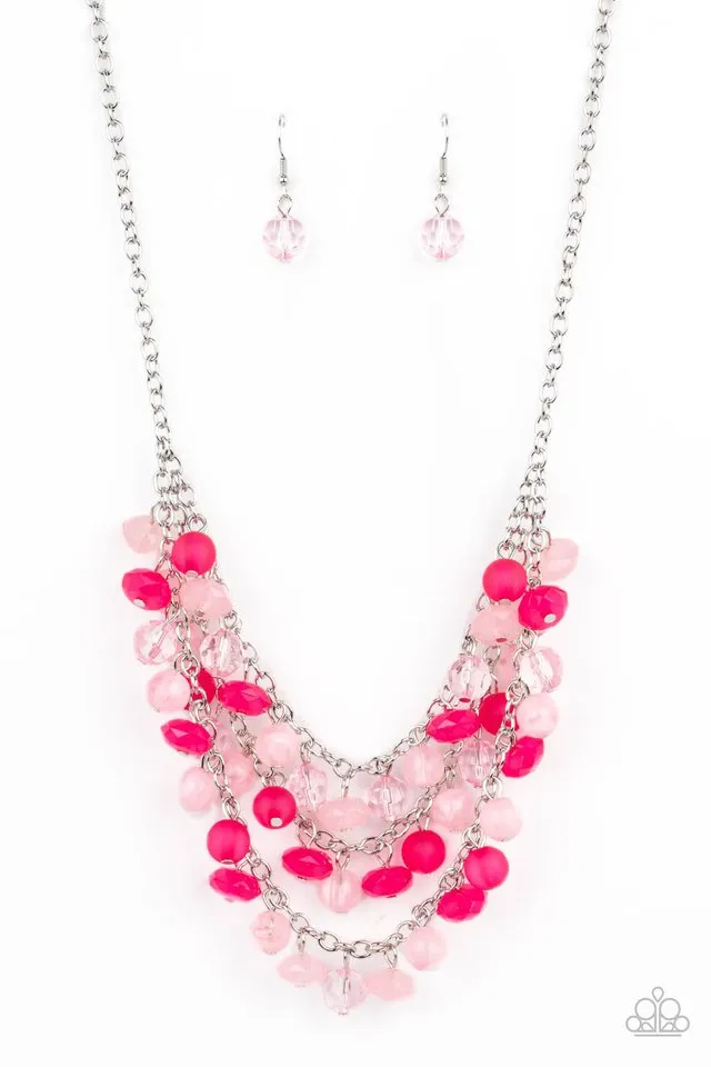 Paparazzi Necklace ~ Fairytale Timelessness - Pink