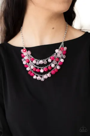 Paparazzi Necklace ~ Fairytale Timelessness - Pink