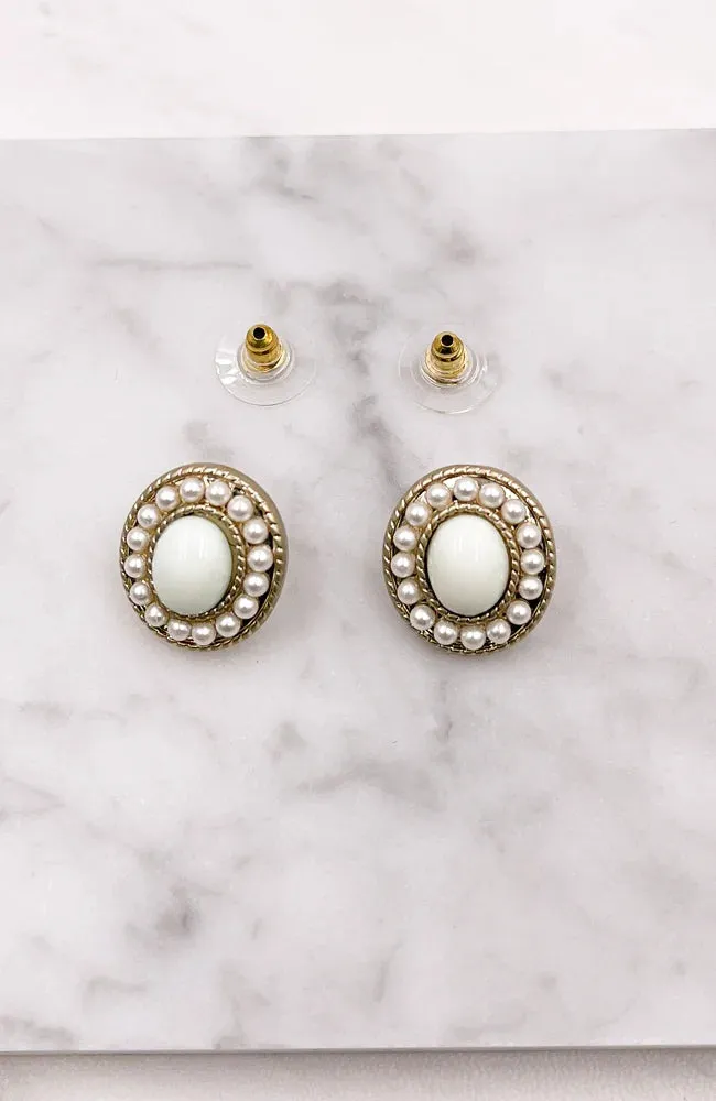PEARL BEAD EARRINGS