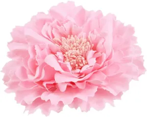 Peony Fabric Flower Brooches Oversize Lapel Pins Extra Big Brooch Delicate Dancing Party Prom Wedding Charm Banquet Dress Suit Guest Corsage Accessories Gifts Dancer Large Hairpin Clip 110mm
