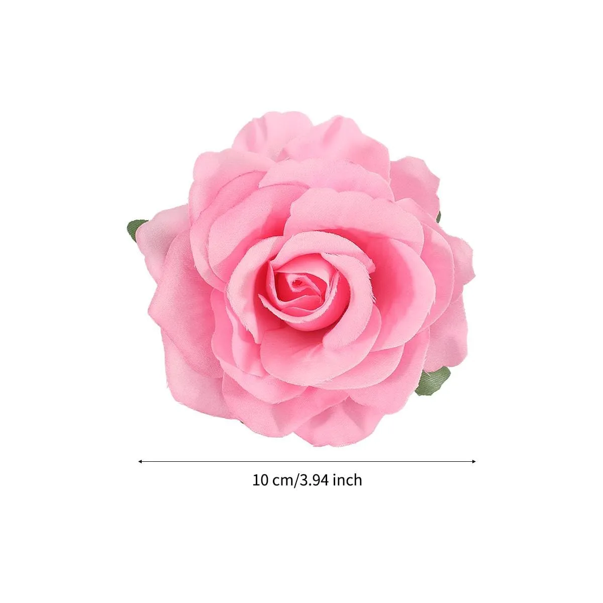 Pink Rose Brooches Flower Hair Clips for Women | Brooches and Pins | Hair Accessories | Valentines Hair Clips, Wedding Hair Accessories for Women | Lapel Pin