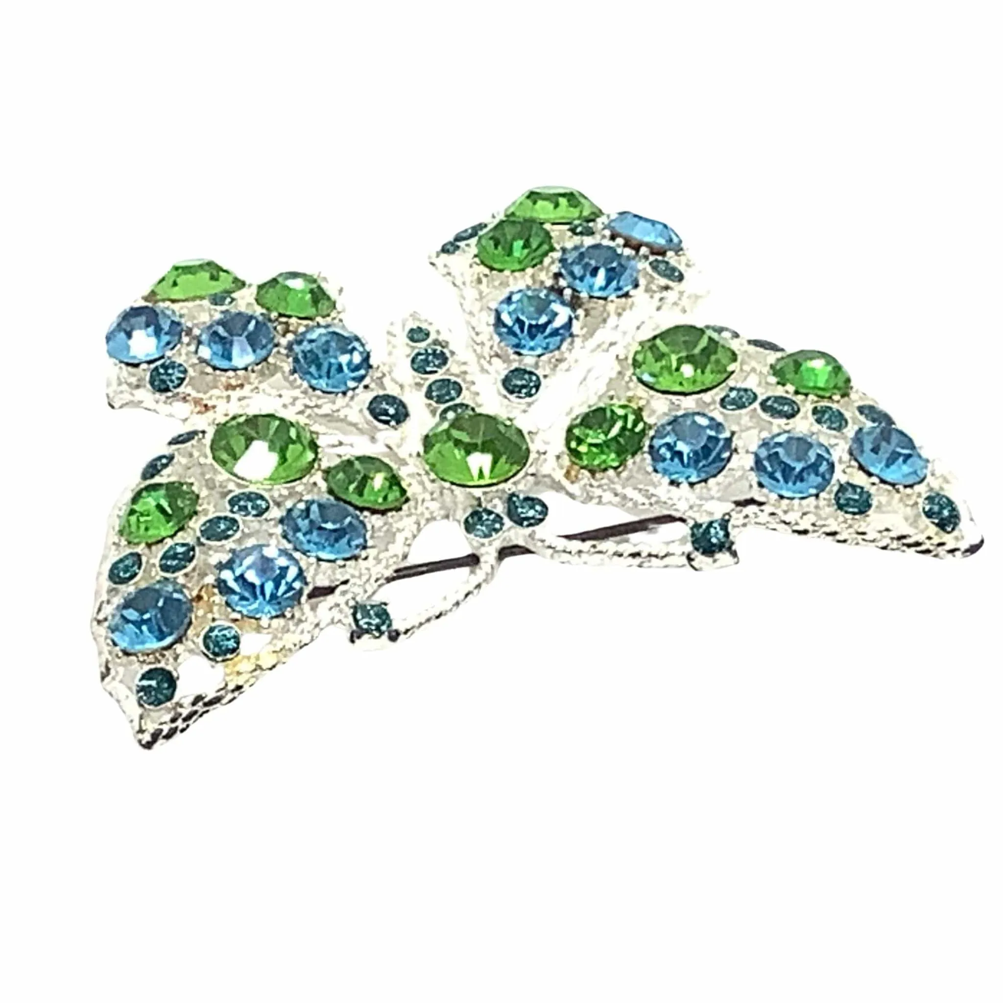 Rhinestone Butterfly Brooch