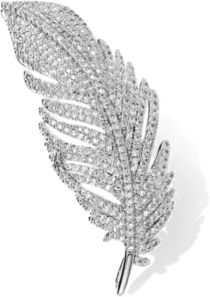 Rhinestone Feather Brooch Pin for Women Sparkly Crystal Leaf Lapel Pins Vintage Angel Wings Corsage Suit Jacket Brooch Pin Jewelry Birthday Gifts