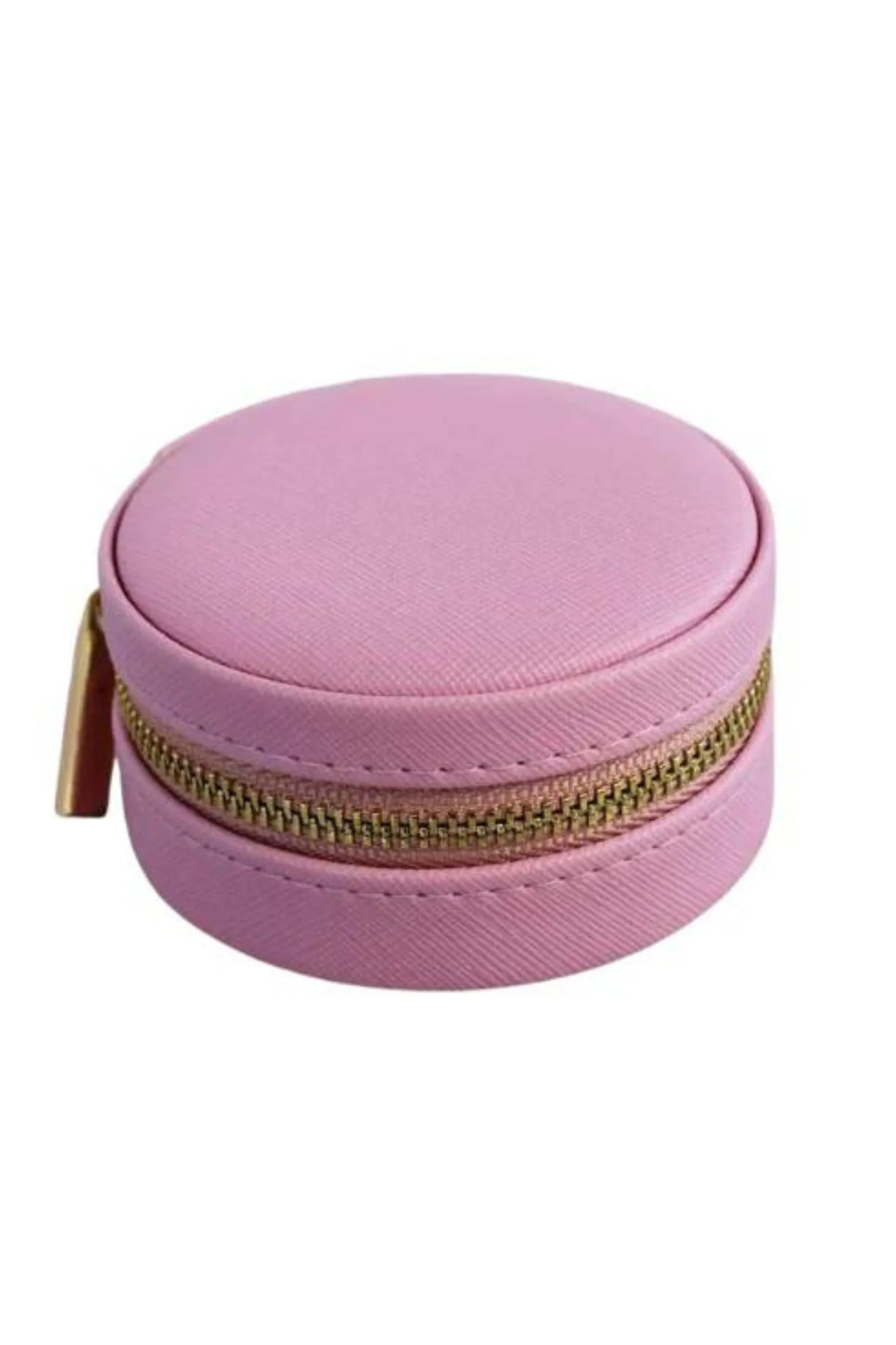 Round Jewellery Case | Pink