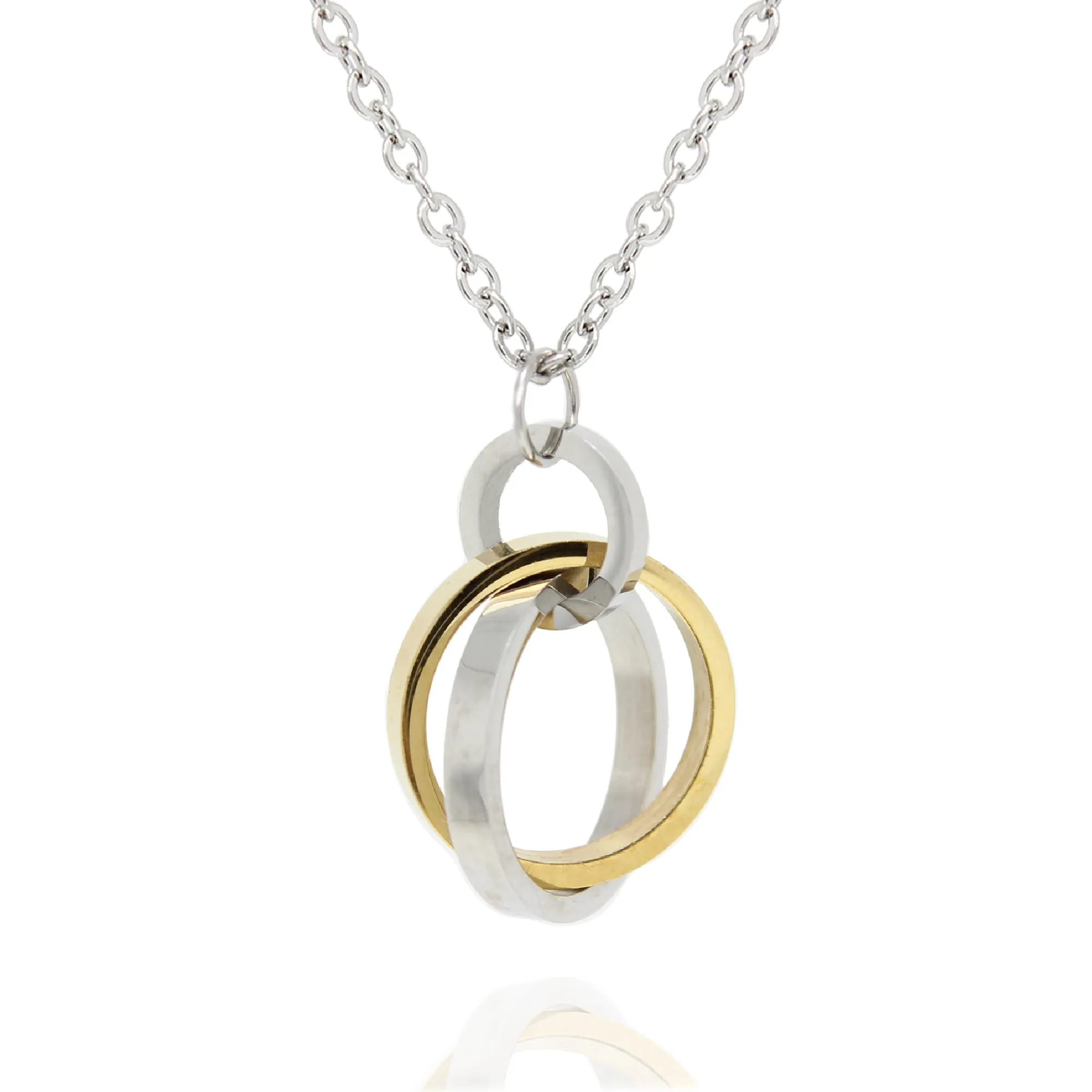 Silver & Gold Karma Necklace