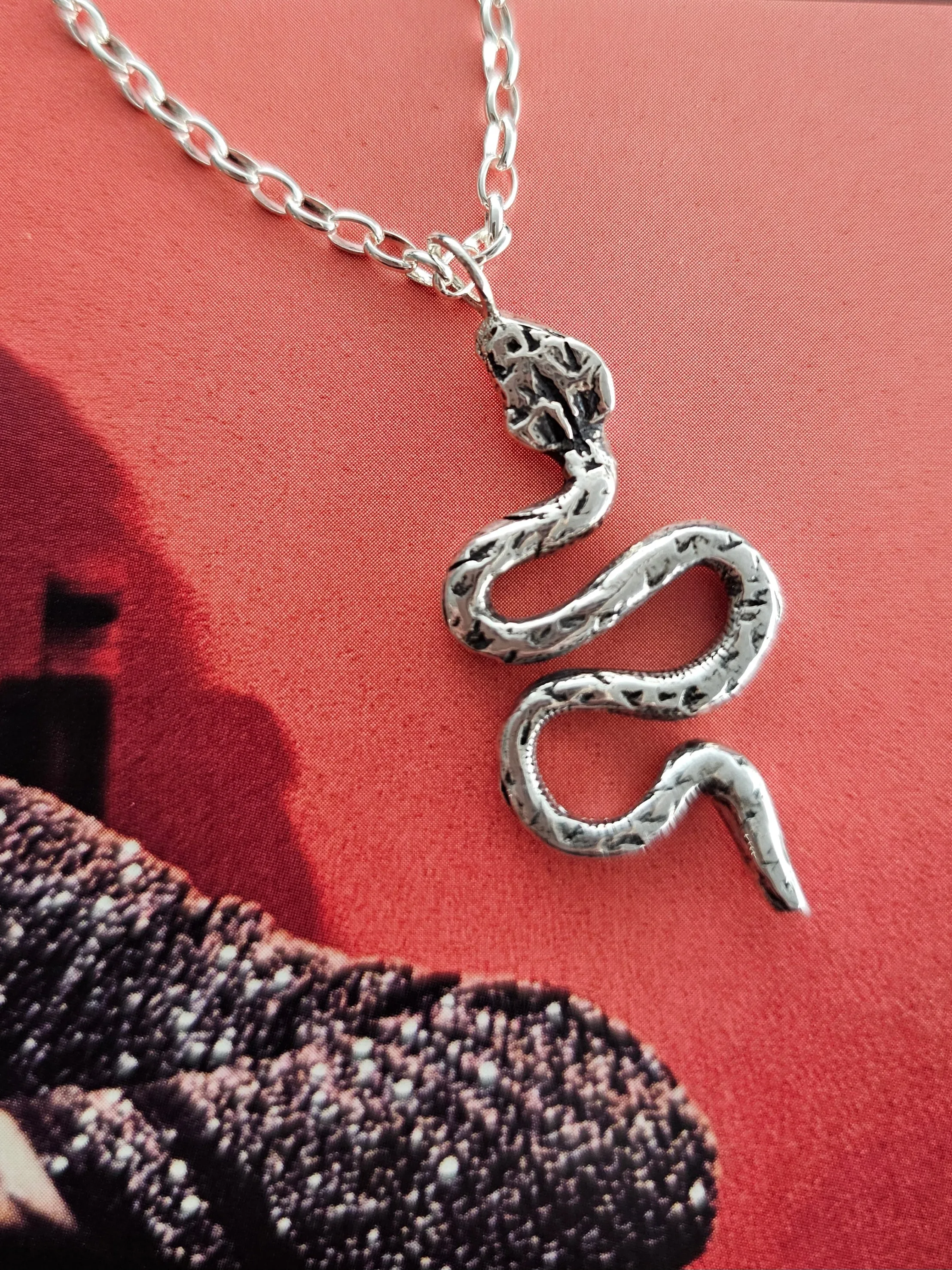 Silver Serpent Necklace