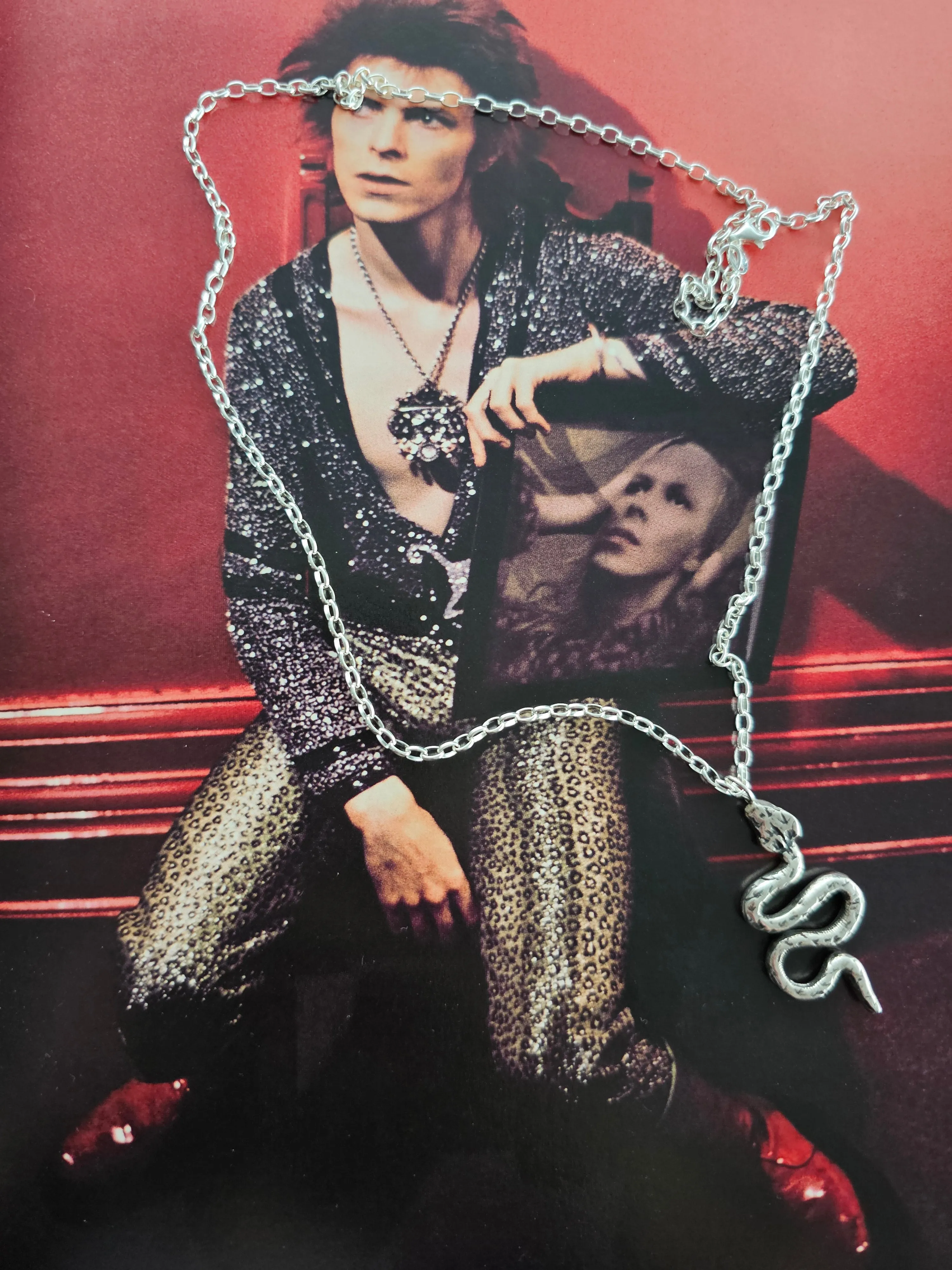 Silver Serpent Necklace