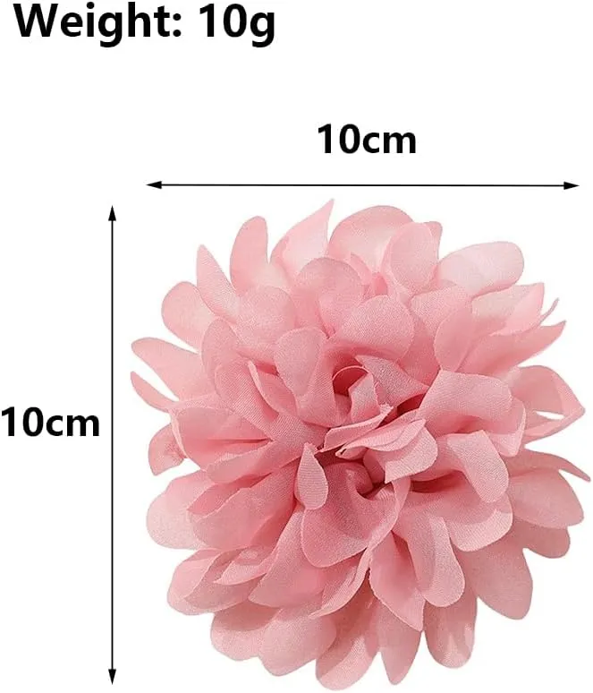 Super Large Rose Flower Brooches for Women,Simulated Camellia Fabric Floral Lapel Pin for Wedding,Dress Suit Ceremony Jewelry Accessories