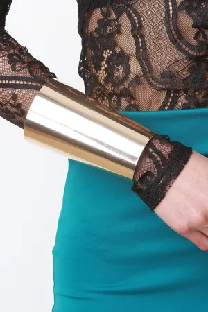 Tapered High-Polish Long Cuff
